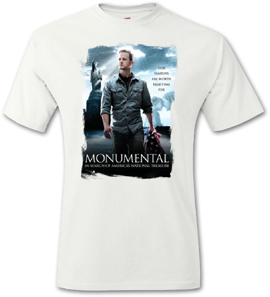 Monumental White T-Shirt (Large)